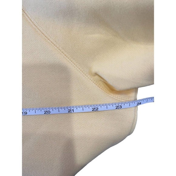 Quacker Factory Beach “Make A Splash” Yellow Sweatshirt Womens- Size Large - Picture 7 of 10